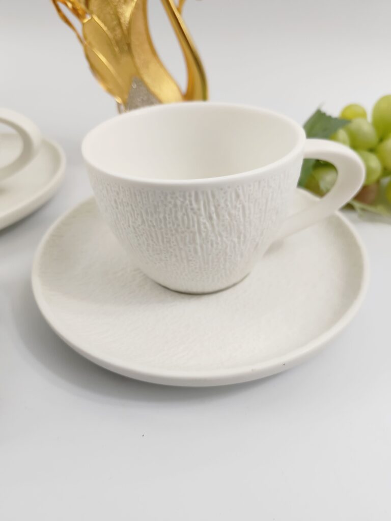 TREND HOME WHITE Tasses à café / thé 12 pièces 6 personnes 200 ml