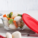 PASABAHCE BORCAM Plat à four avec couvercle rond 1450 ml - Bella Home