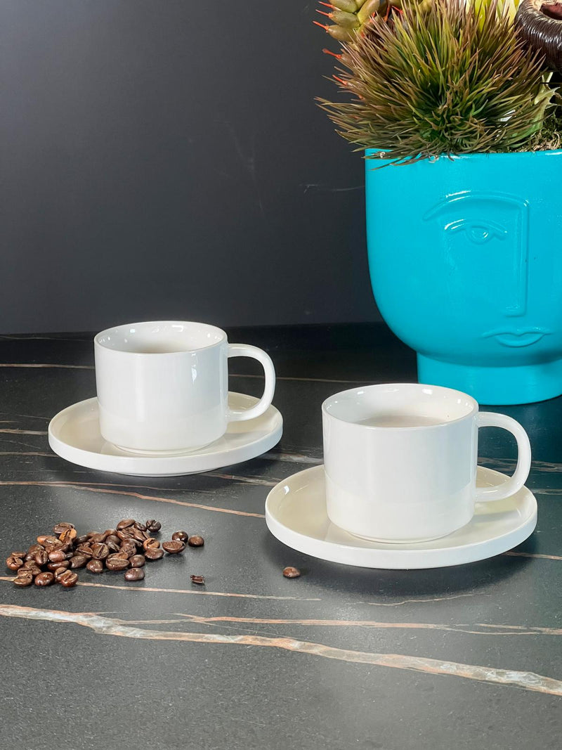 ZELLERFELD SOFT Set de tasses à thé/café 12 pièces 6 personnes