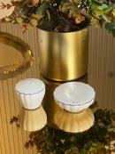 ACAR PASSION GOLD Service de table 29 pièces 6 Personnes