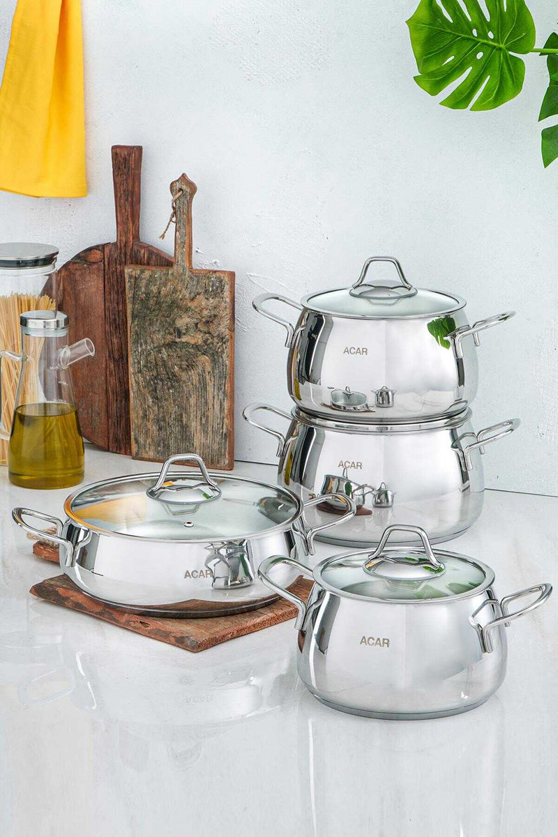 KARAT FOCUS Set de casseroles 8 pièces (induction)