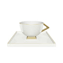 KARACA ART DECO Set de 2 tasses à café crème Krem 2 kişilik  fincan takımı