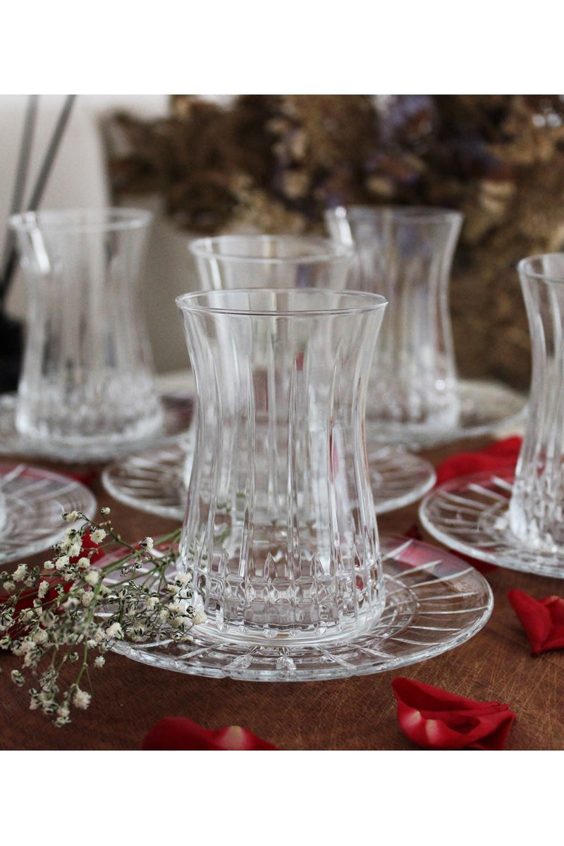 DNZ ART LIZBON Set de verres à thé 6 personnes 12 pièces