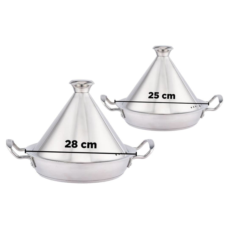 TEFFO Tajine en acier inoxydable - Induction