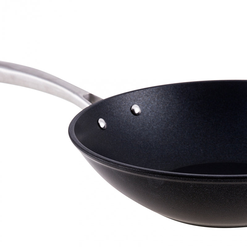 KARACA BIO DIAMOND PRO Poêle Wok  28 cm 2,8 L Induction - İndüksiyon Tabanlı Wok Tava 28 cm 2,8 Lt