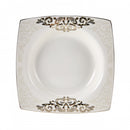 KARACA NAZENDE CREAM  Service de table carré 60 pièces 12 personnes - Yemek takımı 60 parça 12 kişilik