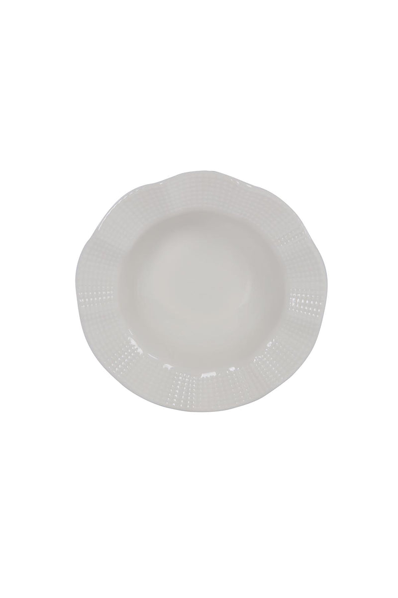 KUTAHYA PORCELAINE PORSELEN MILENDA Service de table 6 personnes 24 pièces 6 kişilik Yemek takımı 24 parça