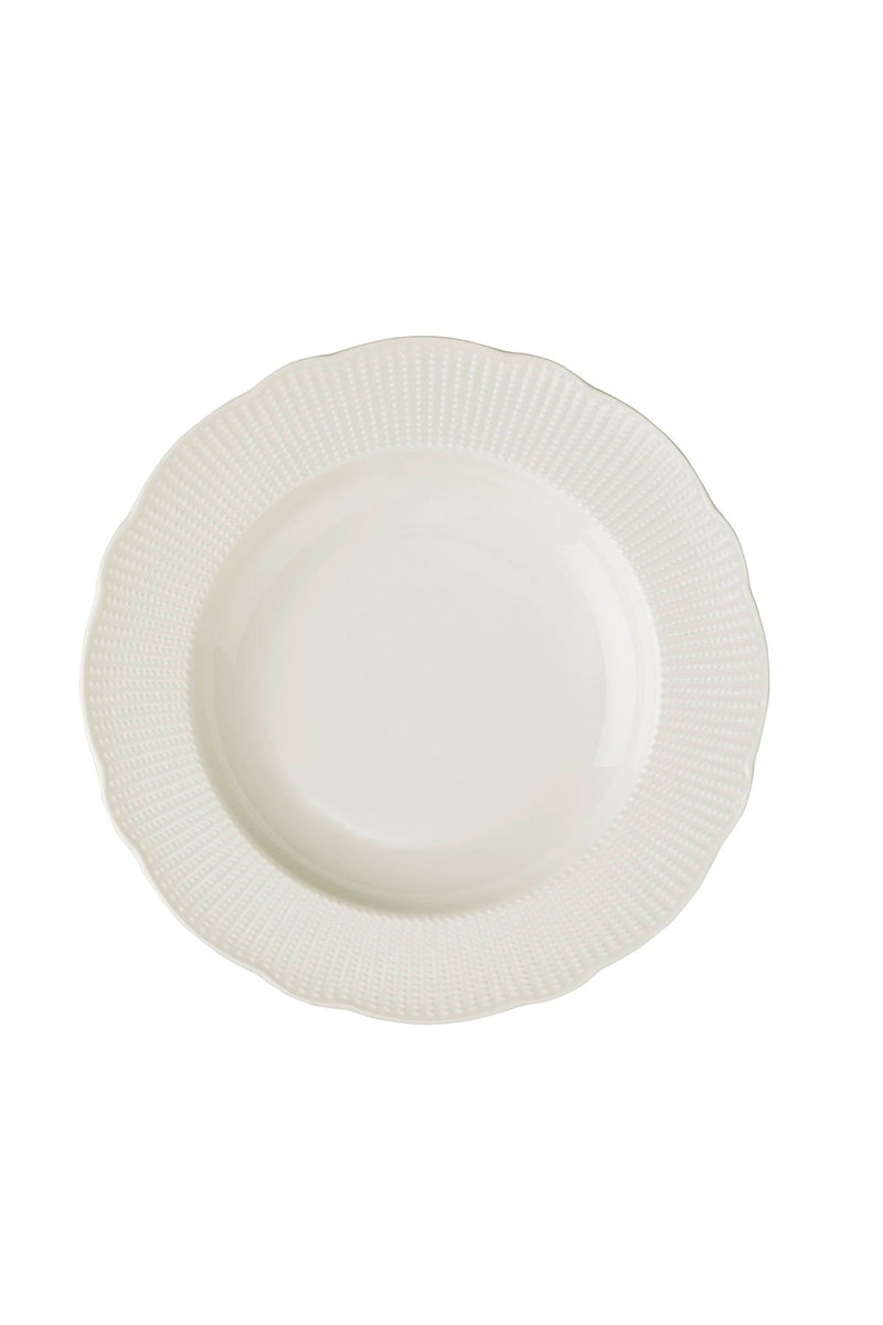 KUTAHYA PORCELAINE BONE AMORE ILAY Service de table 6 personnes 24 pièces - 24 Parça Yemek Seti