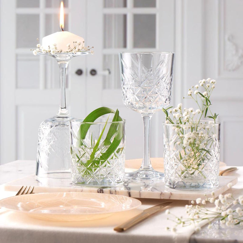 PAŞABAHÇE TIMELESS Lot de 4 verres de 345 ml - 4'lü Meşrubat Bardağı