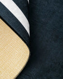 BELLA TAPIS VERSACE Noir et Blanc Tapis lavable antidérapant et antibactérien- Bella-Home: art de la table, verrerie, trousseau de mariée, décoration